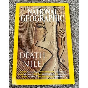 National Geographic Magazine October 2002 Death On The Nile Yellow Excellent Mag
